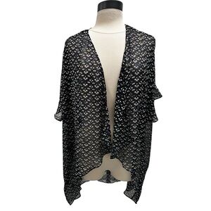 BCBGeneration Multicolor Geometric Patterned Kimono Size M/L Grunge‎ Fairycore